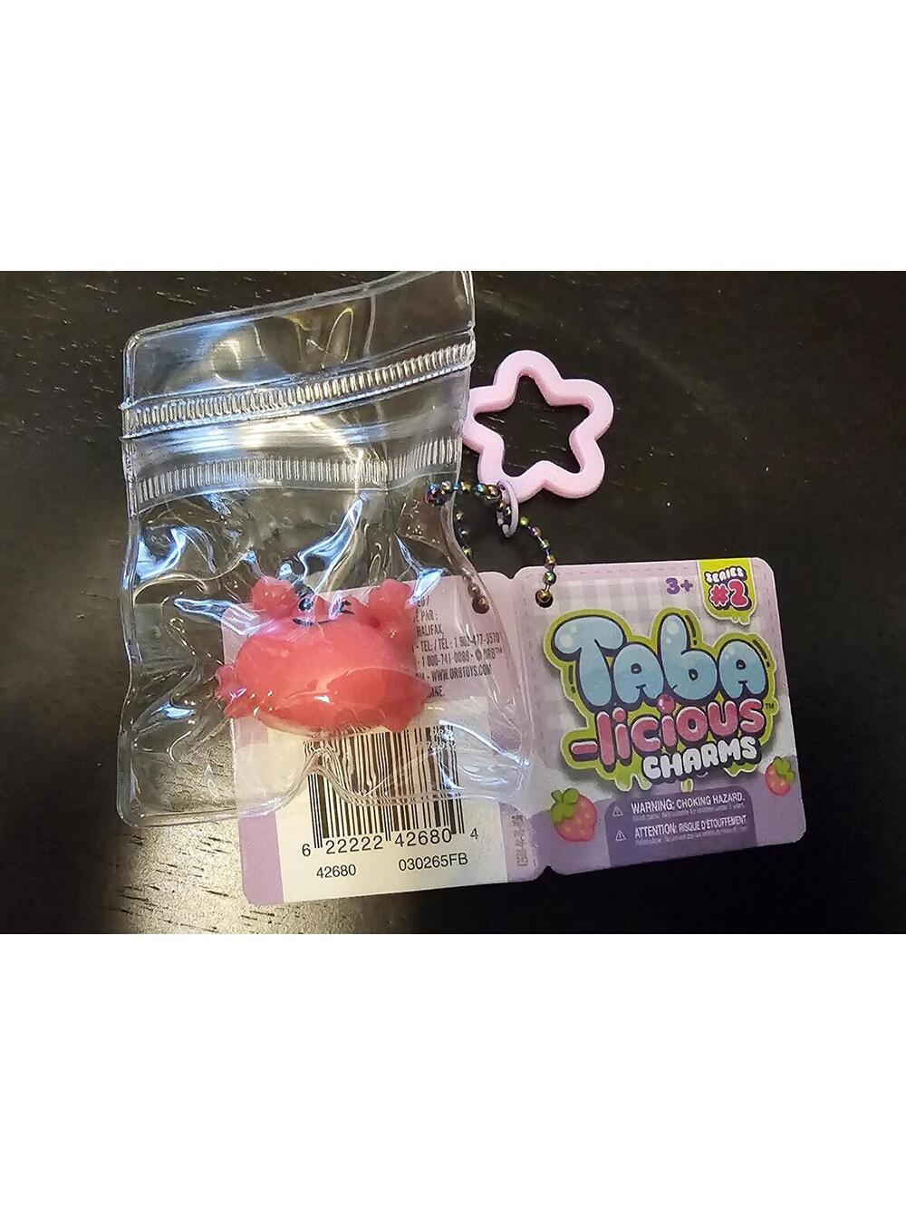 Taba licious charms Keychain squishy new rare HTF crab